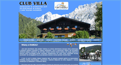 Desktop Screenshot of club-villa.eu